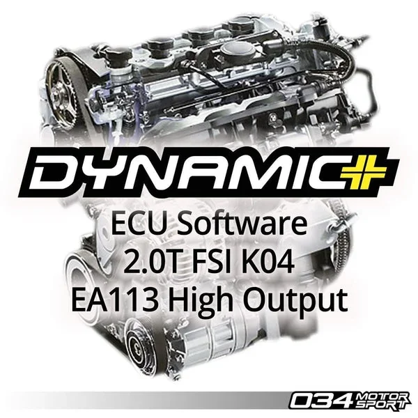 034Motorsport Dynamic+ ECU Tune for K04 VW Mk6 Golf R & 8J Audi TT-S | 034-103-2711