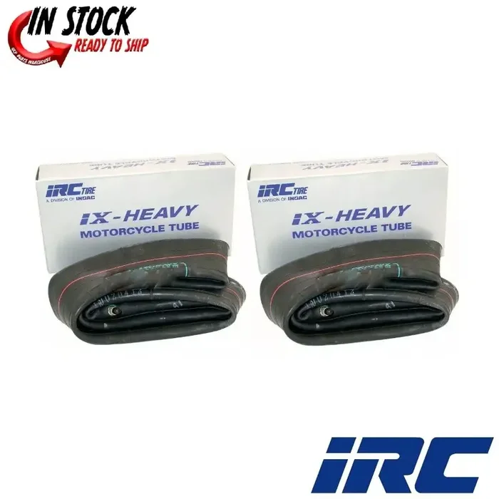 (2) New IRC 2.50-10/2.75-10 Heavy-Duty Off-Road Inner Tube Set