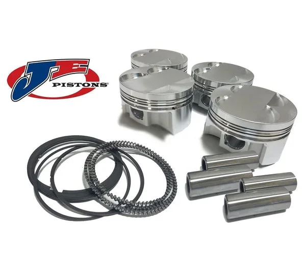 23mm Pin Piston Set By JE – 82.5mm Standard Bore | 10.0:1 CR | Stock Stroke – 92.8mm – VW/Audi 2.0T TSI | 353862
