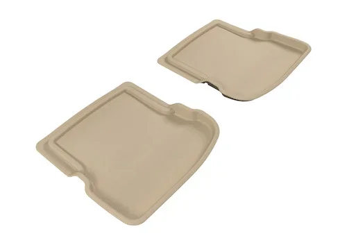 3D MAXpider 1998-2010 Volkswagen BeeTLe Kagu 2nd Row Floormats – Tan aceL1VW00521502