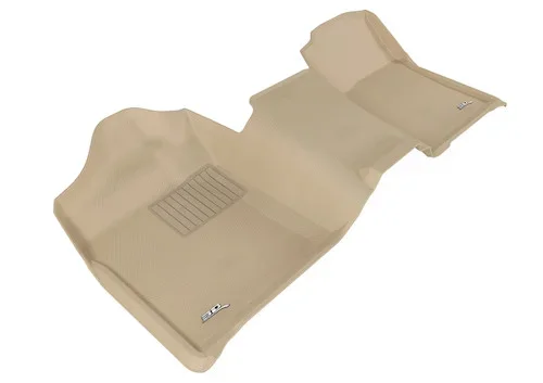 3D MAXpider 2007-2013 Chevrolet/GMC Silverado/Sierra Regular Cab Kagu 1st Row Floormat – Black aceL1CH05511509