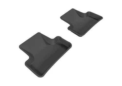 3D MAXpider 2009-2017 Audi Q5/SQ5 Kagu 2nd Row Floormats – Black aceL1AD00921509
