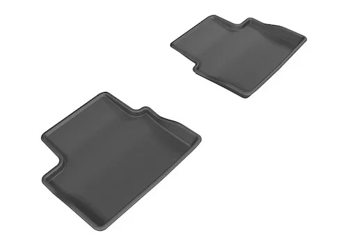 3D MAXpider 2013-2015 Chevrolet Malibu Kagu 2nd Row Floormats – Black aceL1CH06321509