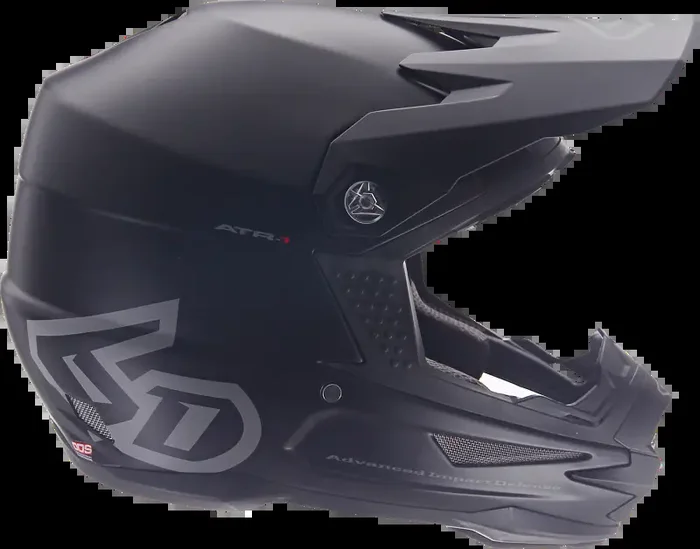 6D HELMETS ATR-1 Solid Helmet MOTOCROSS XS Matte Black