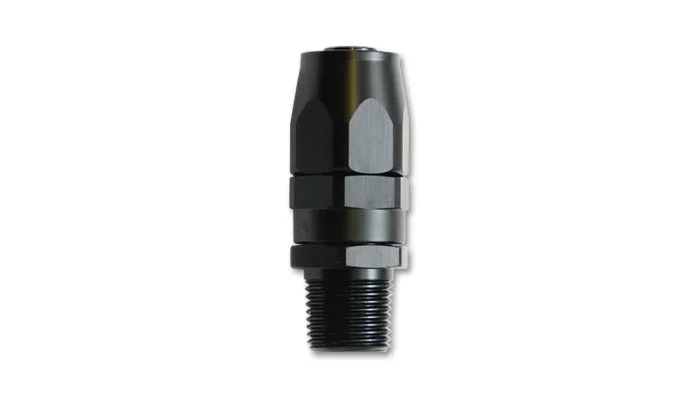 ‘-10AN Male NPT Straight Hose End Fitting, Pipe Thread: 3/8in NPT