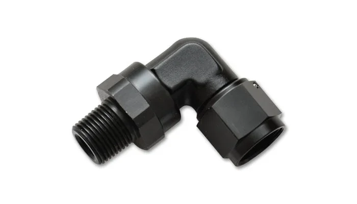 ‘-8AN Female to 1/4in NPT Male Swivel 90 deg. Adapter Fitting
