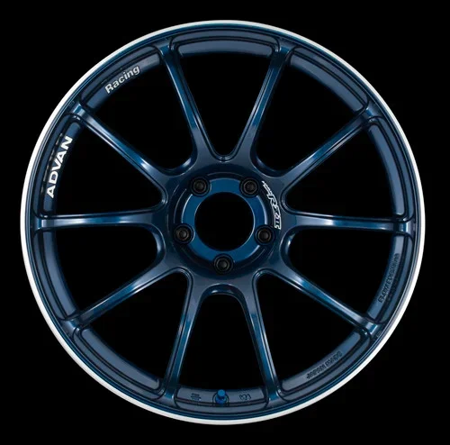 Advan RZII 19×9.5 +35 5-120 Racing Indigo Blue Wheel avnYAZ9J35WE