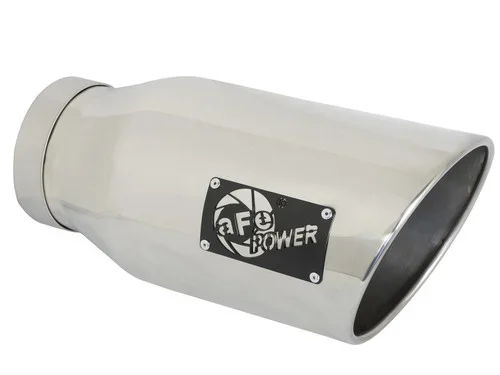 aFe MACHForce-Xp 5in Inlet x 6in Outlet x 15in length Polished Exhaust Tip afe49T50601-P15