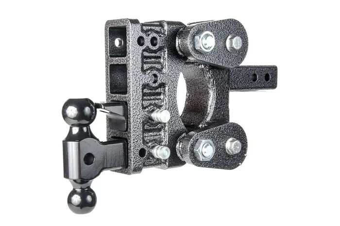 Gen-Y Hitch The BOSS Torsion-Flex 16K Adjustable 2-Inch Receiver Hitch Dual-Ball Mount with Pintle Lock; 5-Inch Drop