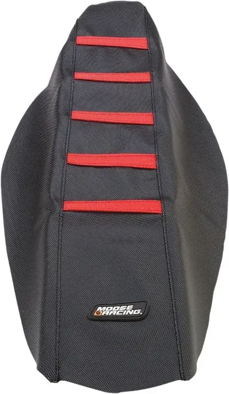 Moose Racing Ribbed Seat Cover Black Red for Honda CR125 / 250R 00-07