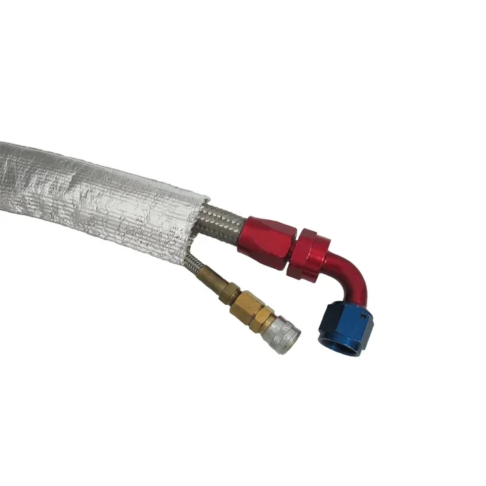 PTP Turbo Blankets Silver Heat Reflective Sleeve (3/4″ x 3′)