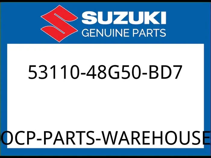 Suzuki OEM Part 53110-48G50-BD7 FENDER COMP,FRO