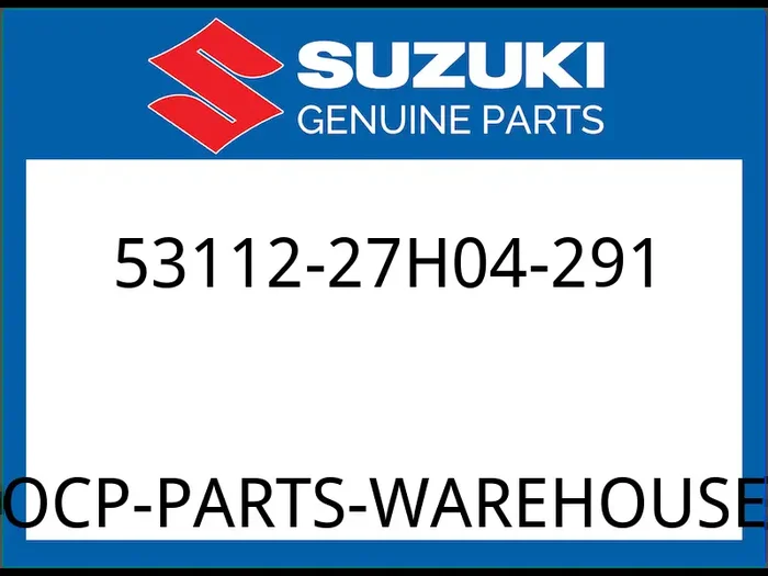 Suzuki OEM Part 53112-27H04-291 COVER,SIDE,R (BLACK)