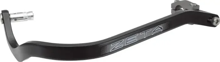 Zeta Drop Down Bend Aluminum Handguards (Pair) for 1 1/8″ Handlebars Black