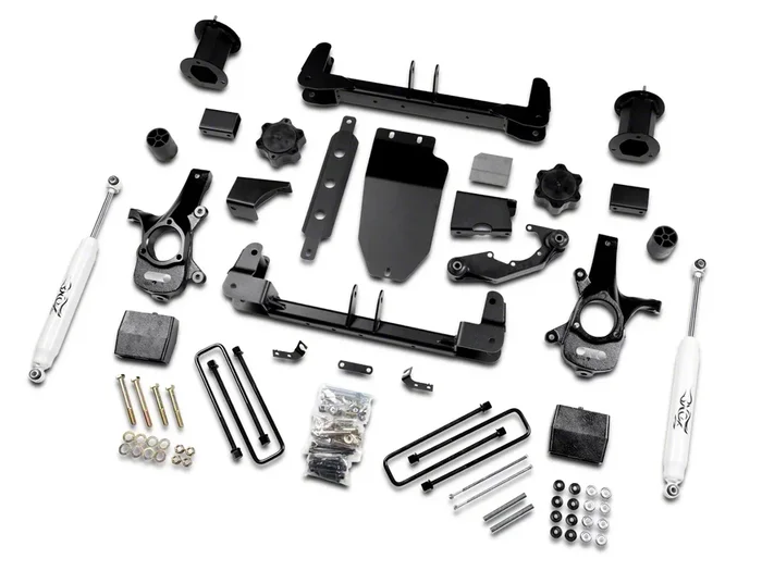 Zone Offroad 6.50-Inch Suspension Lift Kit with Shocks