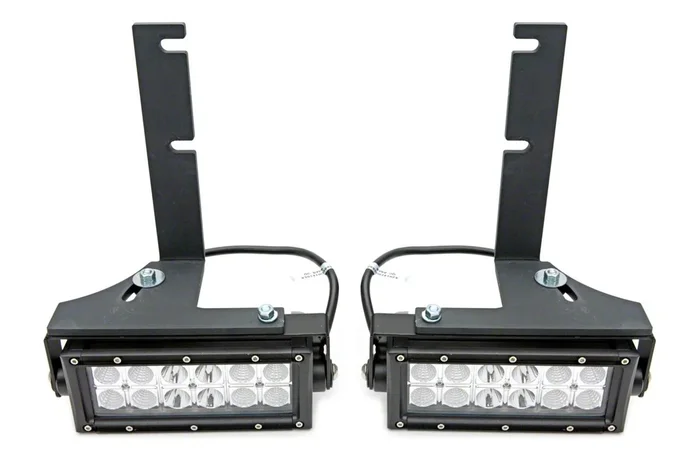 ZRoadz 6-Inch LED Light Bars with Rear Bumper Mounting Brackets